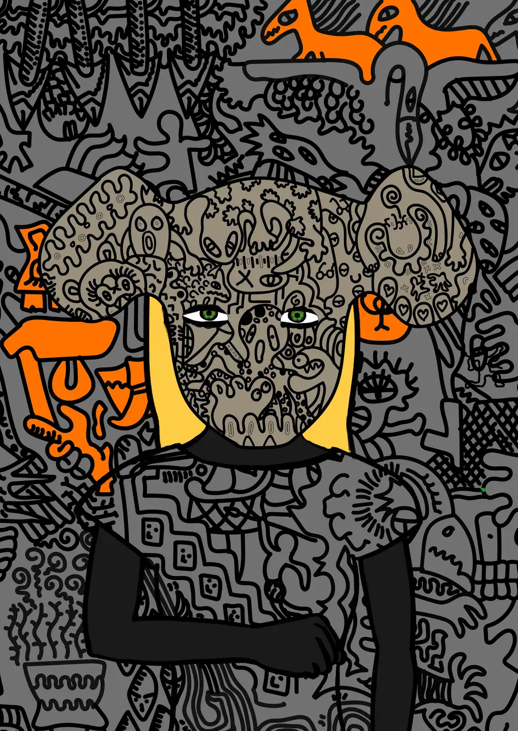 Blank canvas — Hashmask #12548
