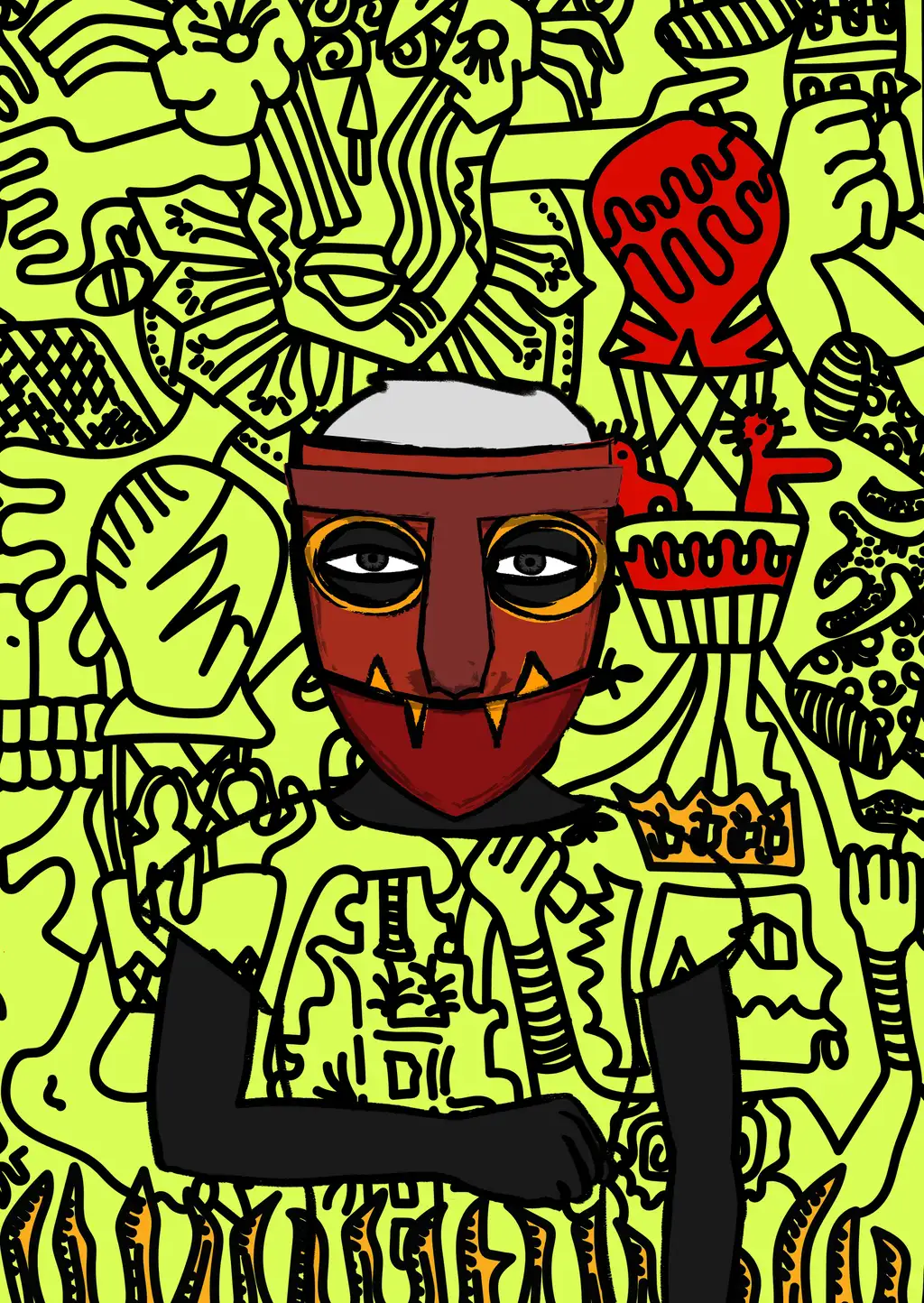 b OARBI OOOGA OSenusret — Hashmask #12656