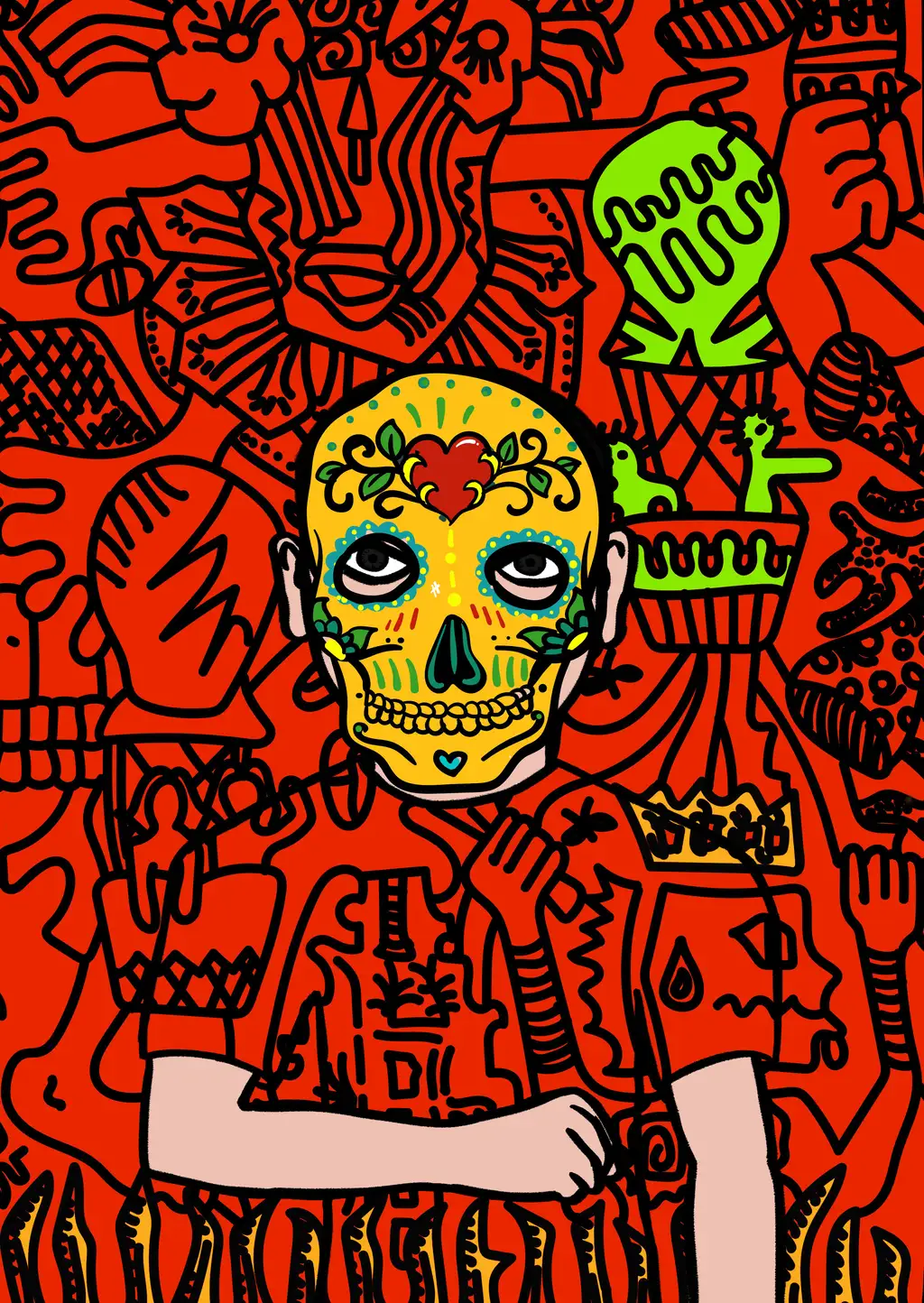 BURN — Hashmask #12664