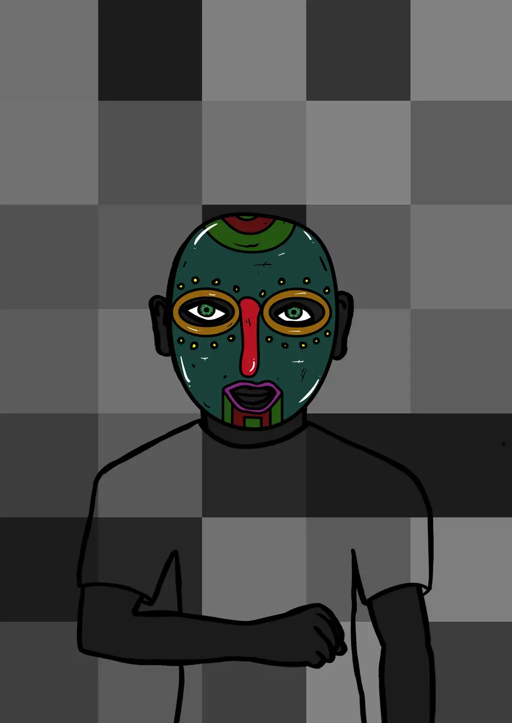 fuck robinhood — Hashmask #12666