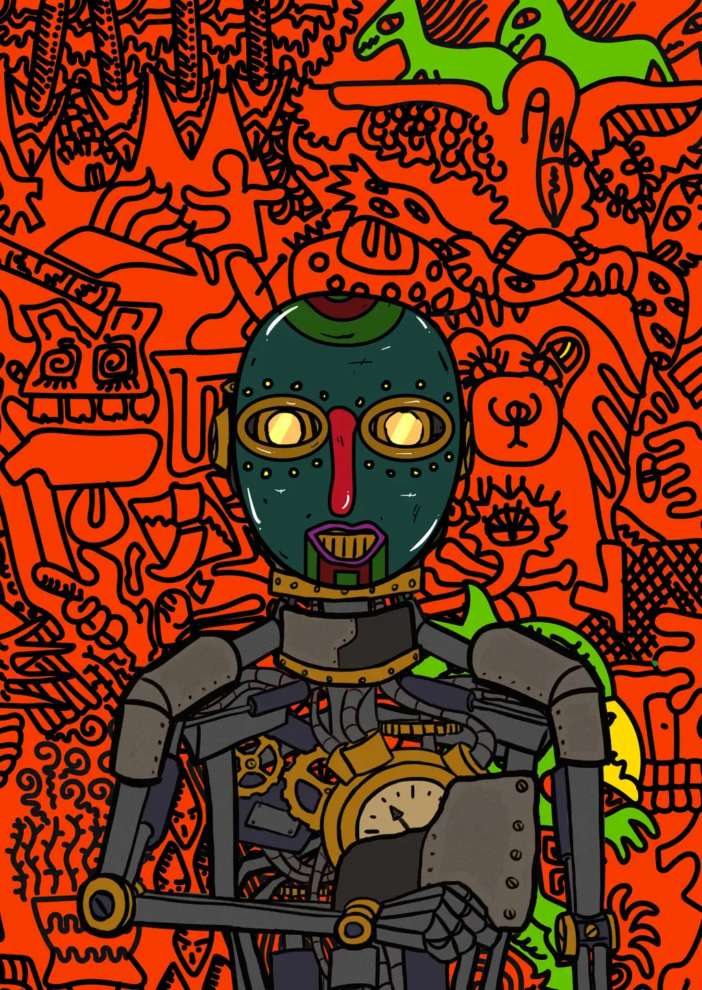 The Idler — Hashmask #12856