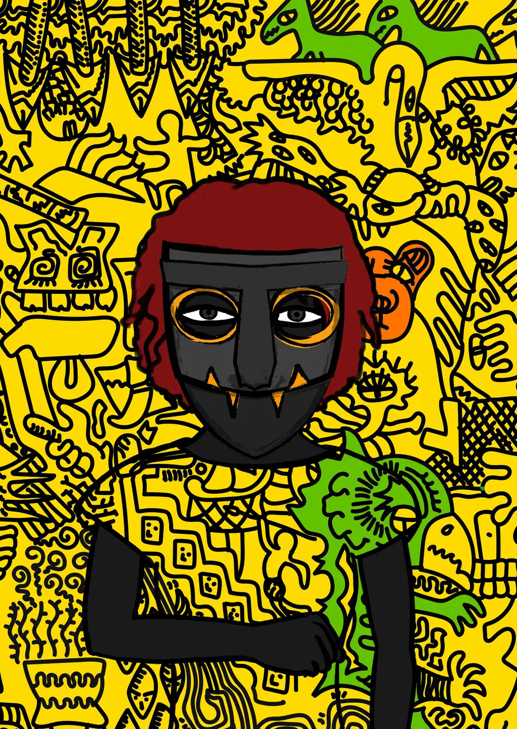 Wakanda Forever — Hashmask #12896