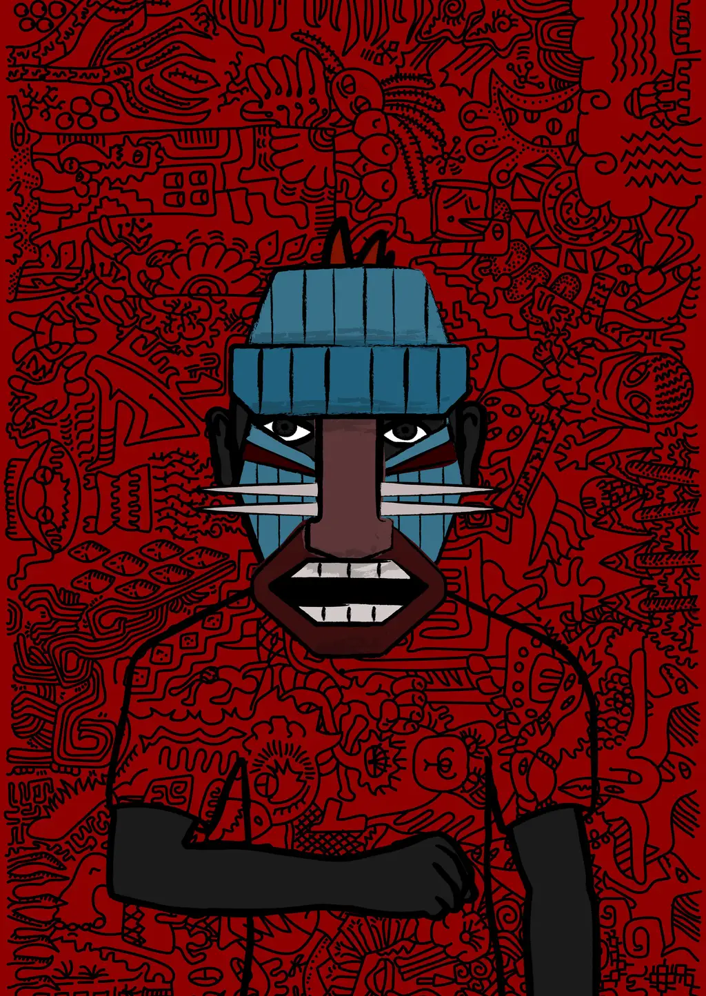 War God Ku — Hashmask #13035