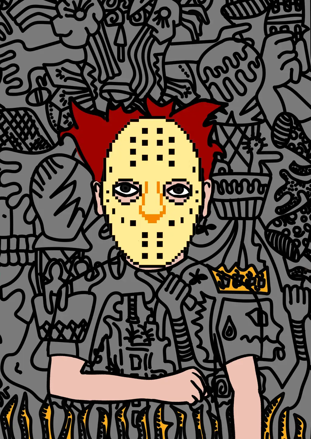 The Mask Supper — Hashmask #13045
