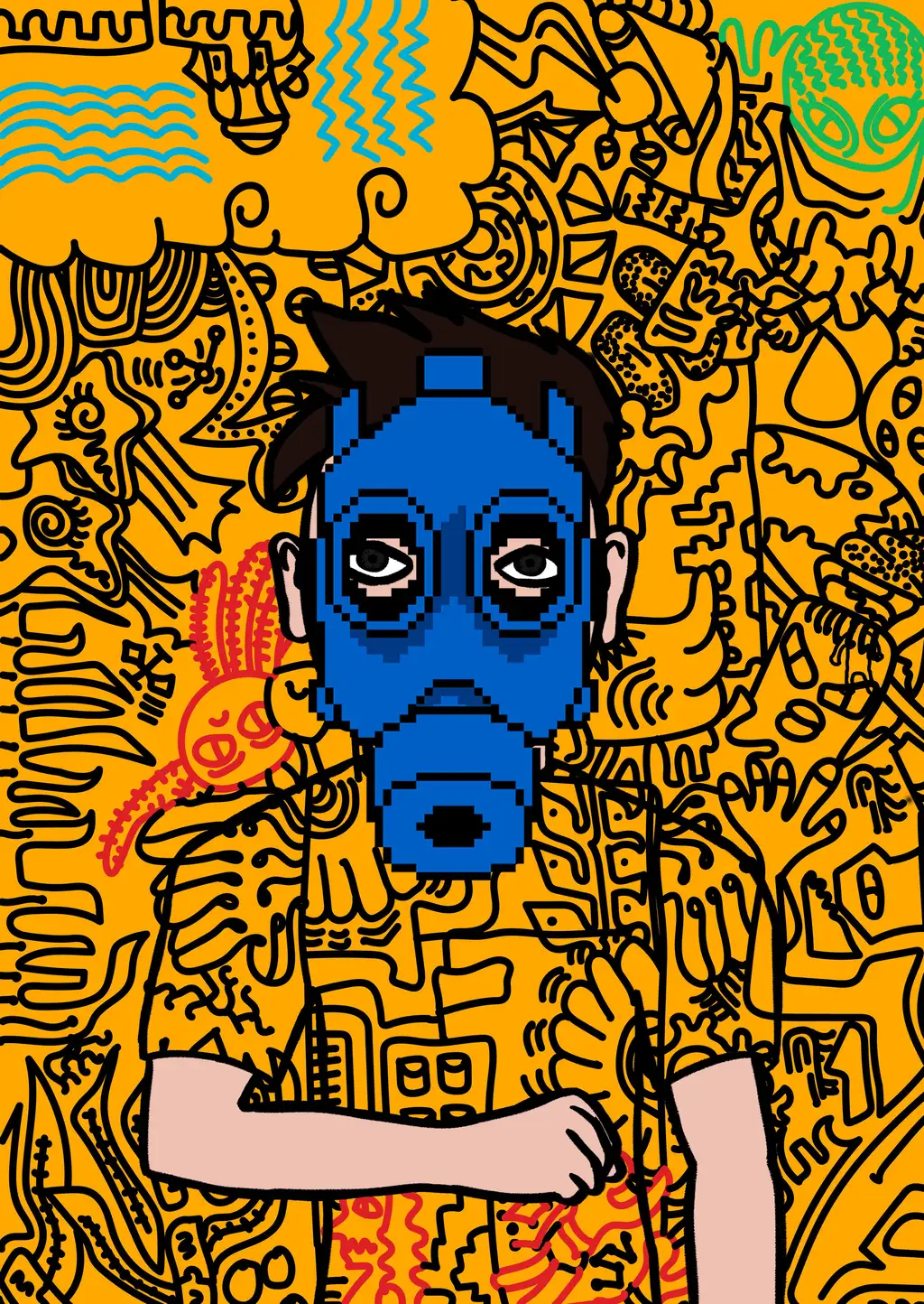 Blue Mask Group — Hashmask #13146