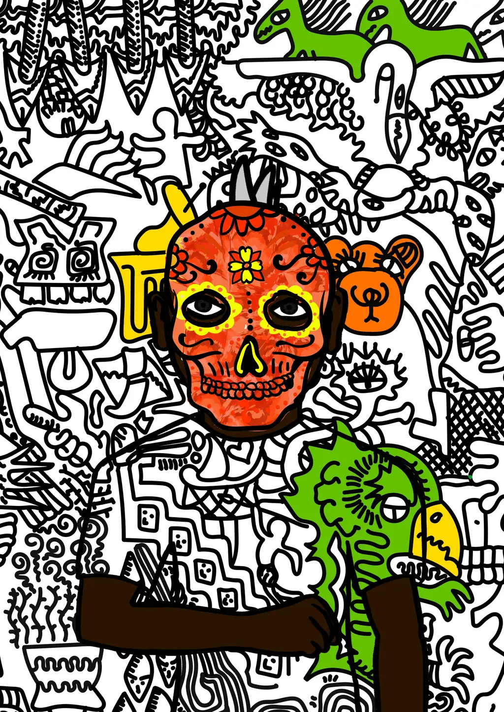 Dia de Muertos — Hashmask #13239