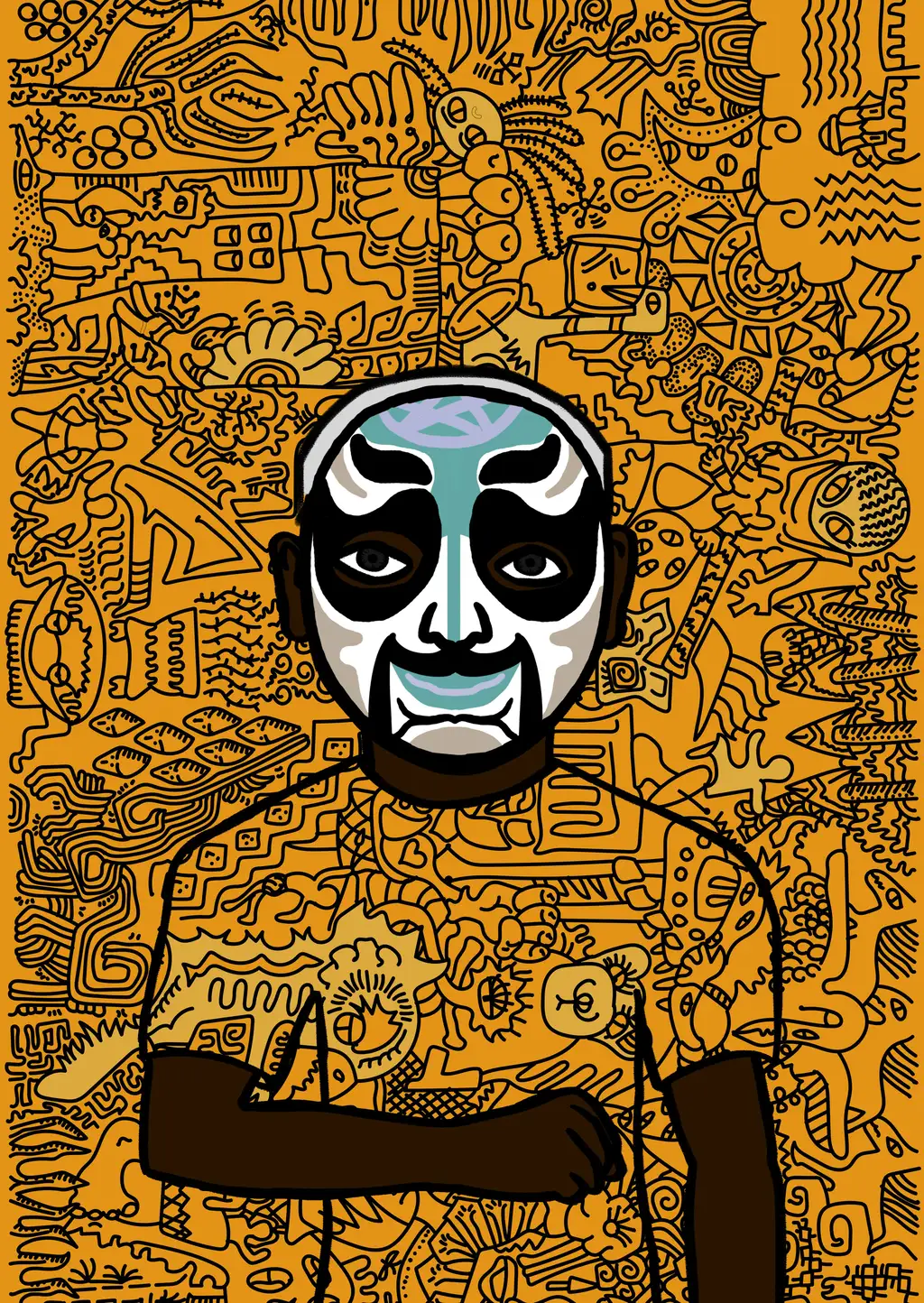 Binance Fan — Hashmask #13253
