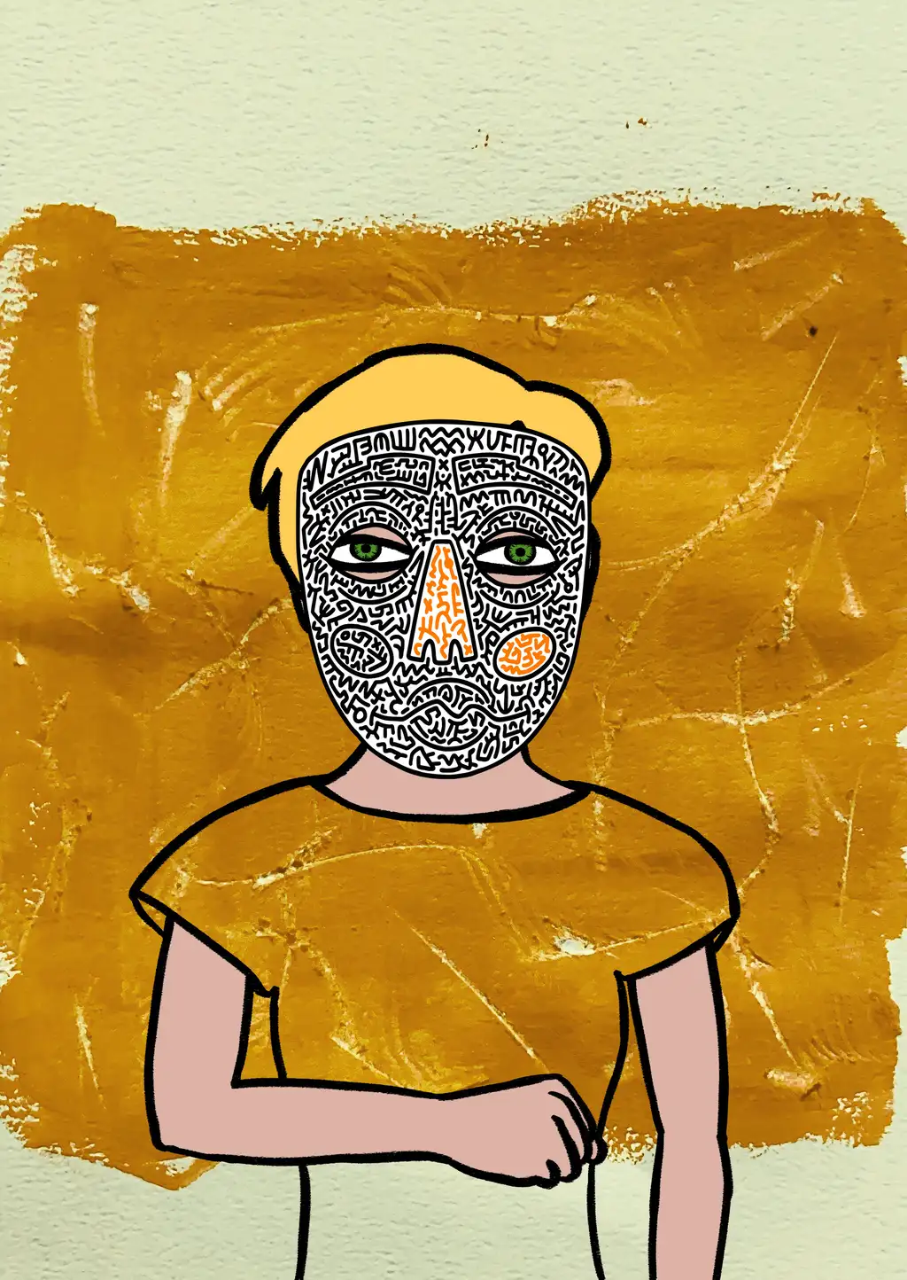 Golden Robot — Hashmask #6965