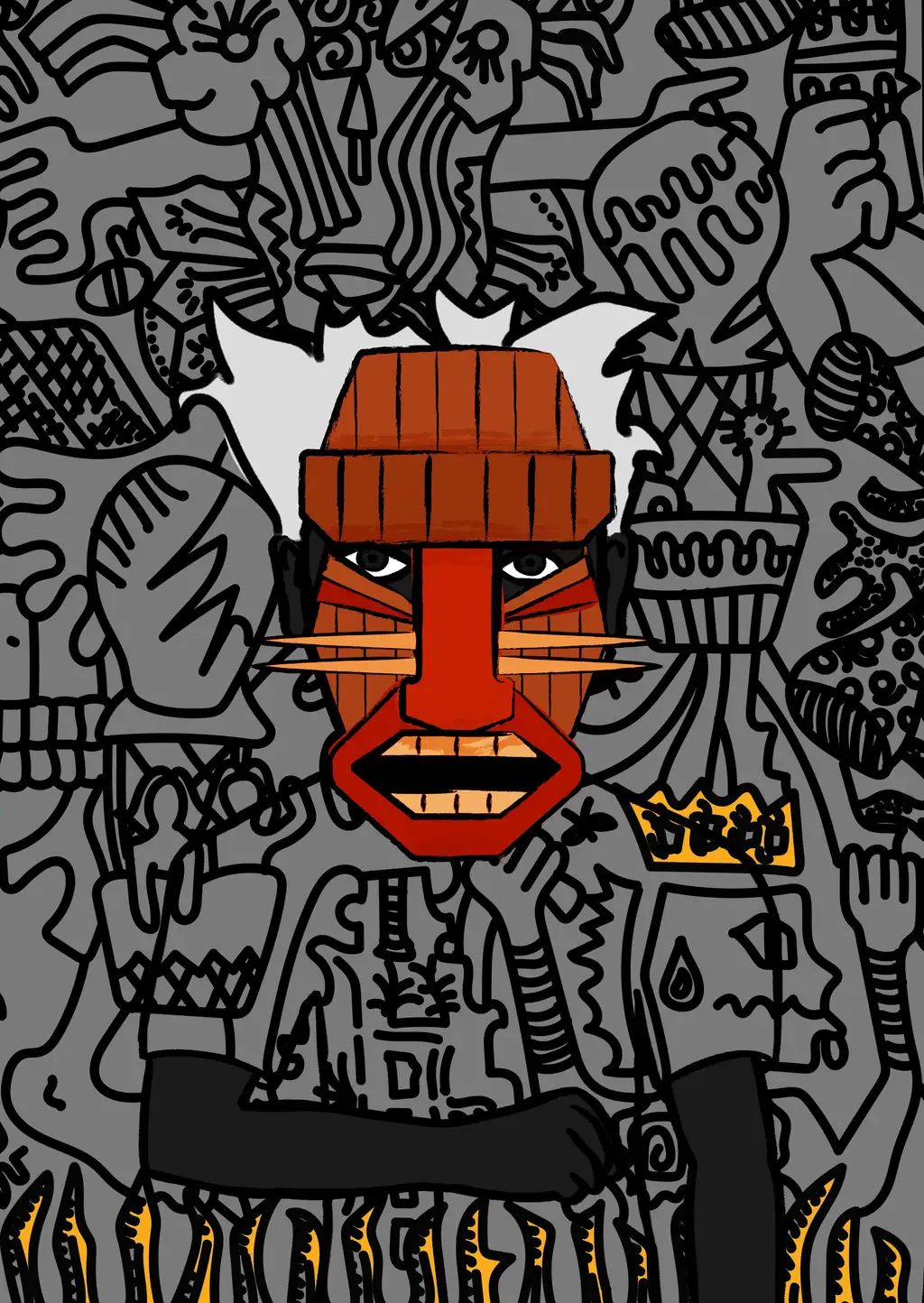 Emmanuel Macron — Hashmask #13572