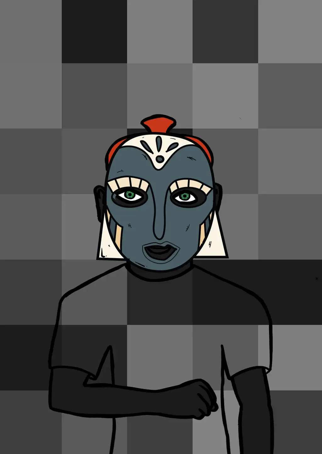 King of Clubs — Hashmask #13637