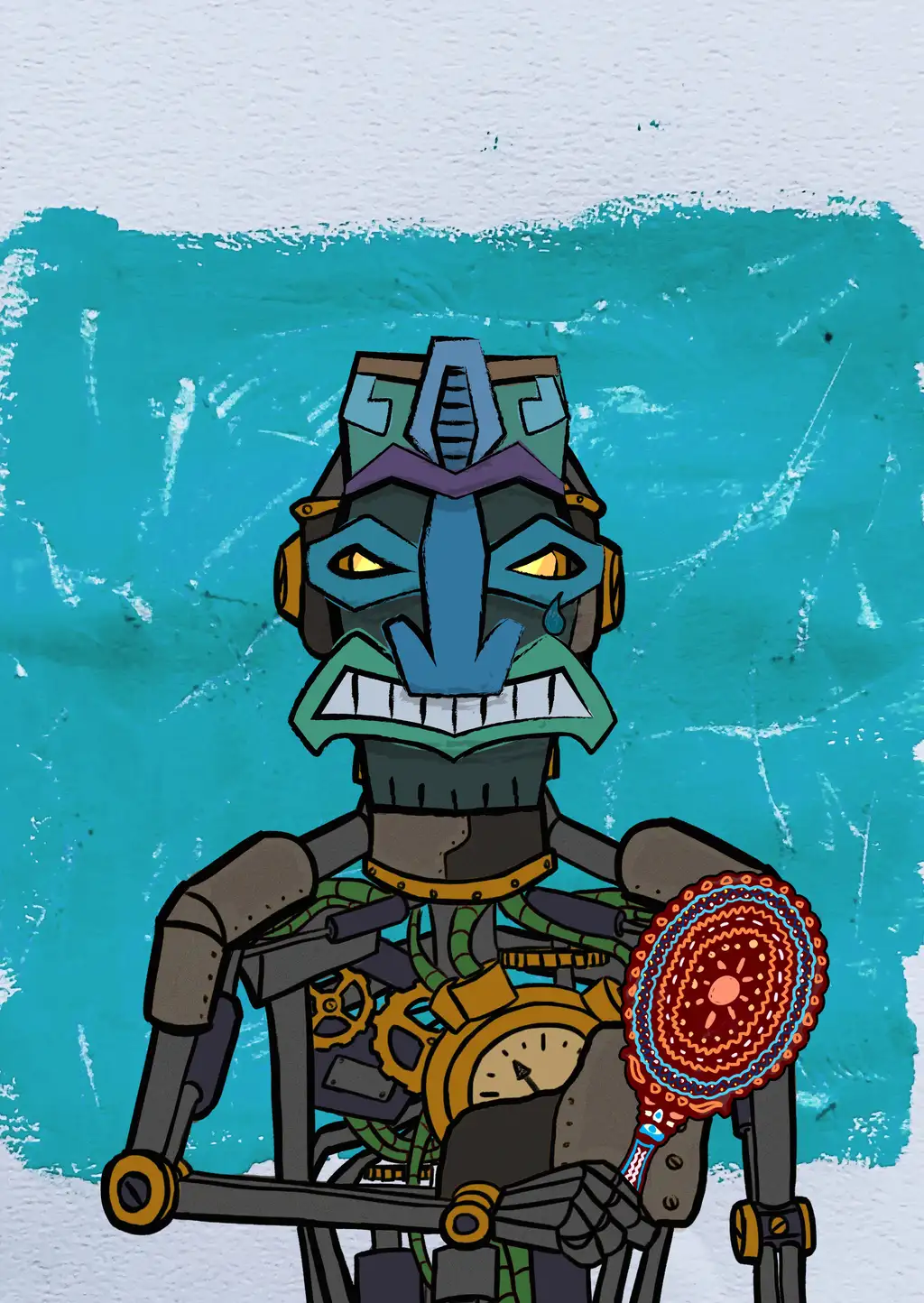 Tiki Robot — Hashmask #13783