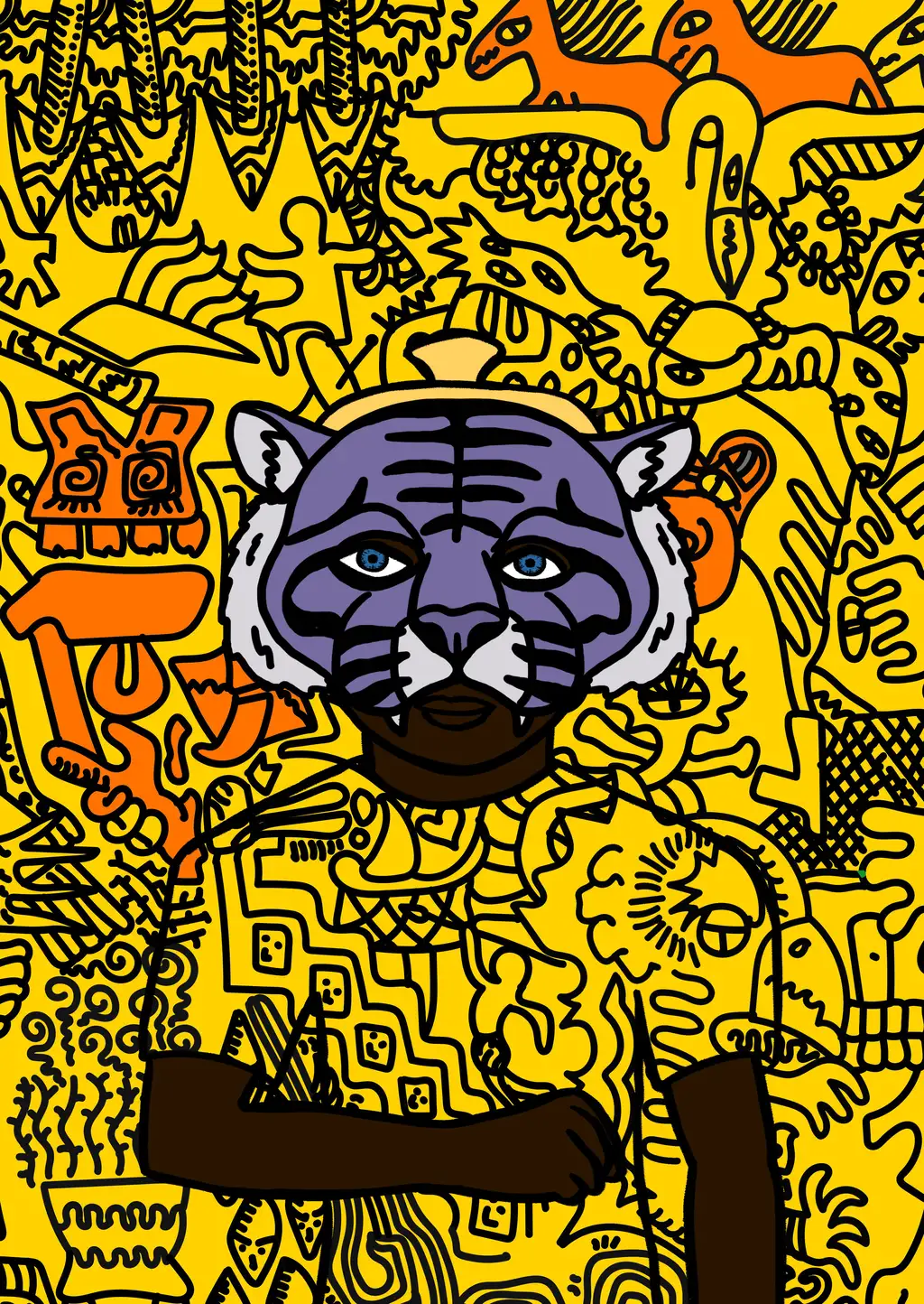 John Simba McAfee — Hashmask #13800