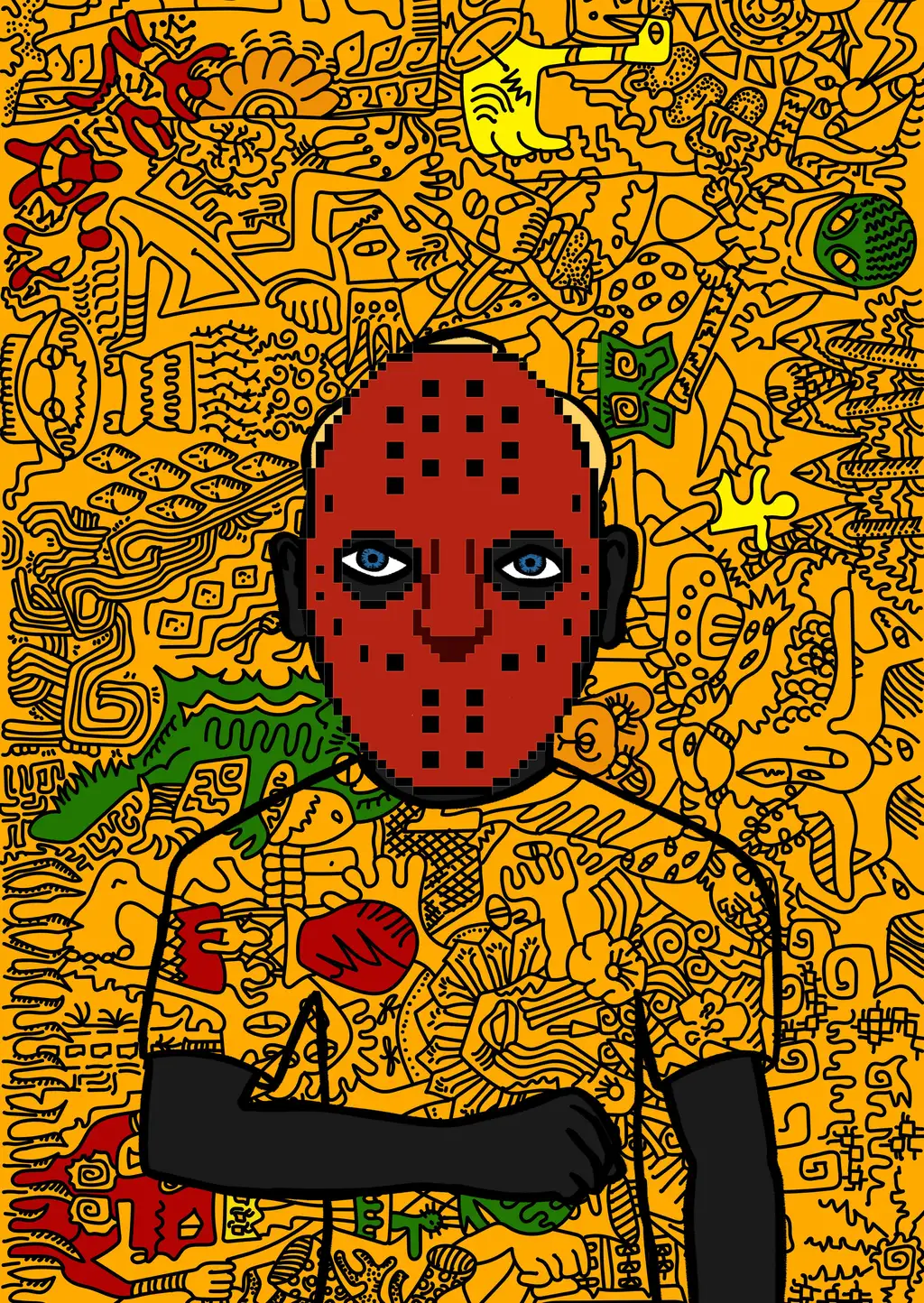 JSON Voorhees — Hashmask #13998
