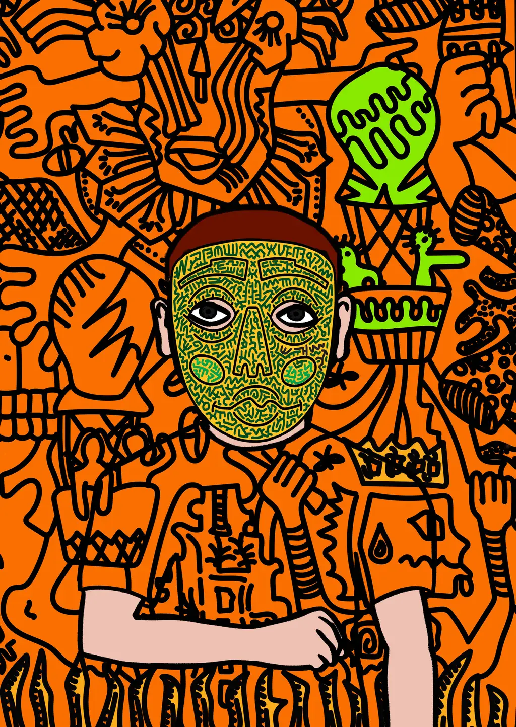 The Grand Odalisque — Hashmask #14061