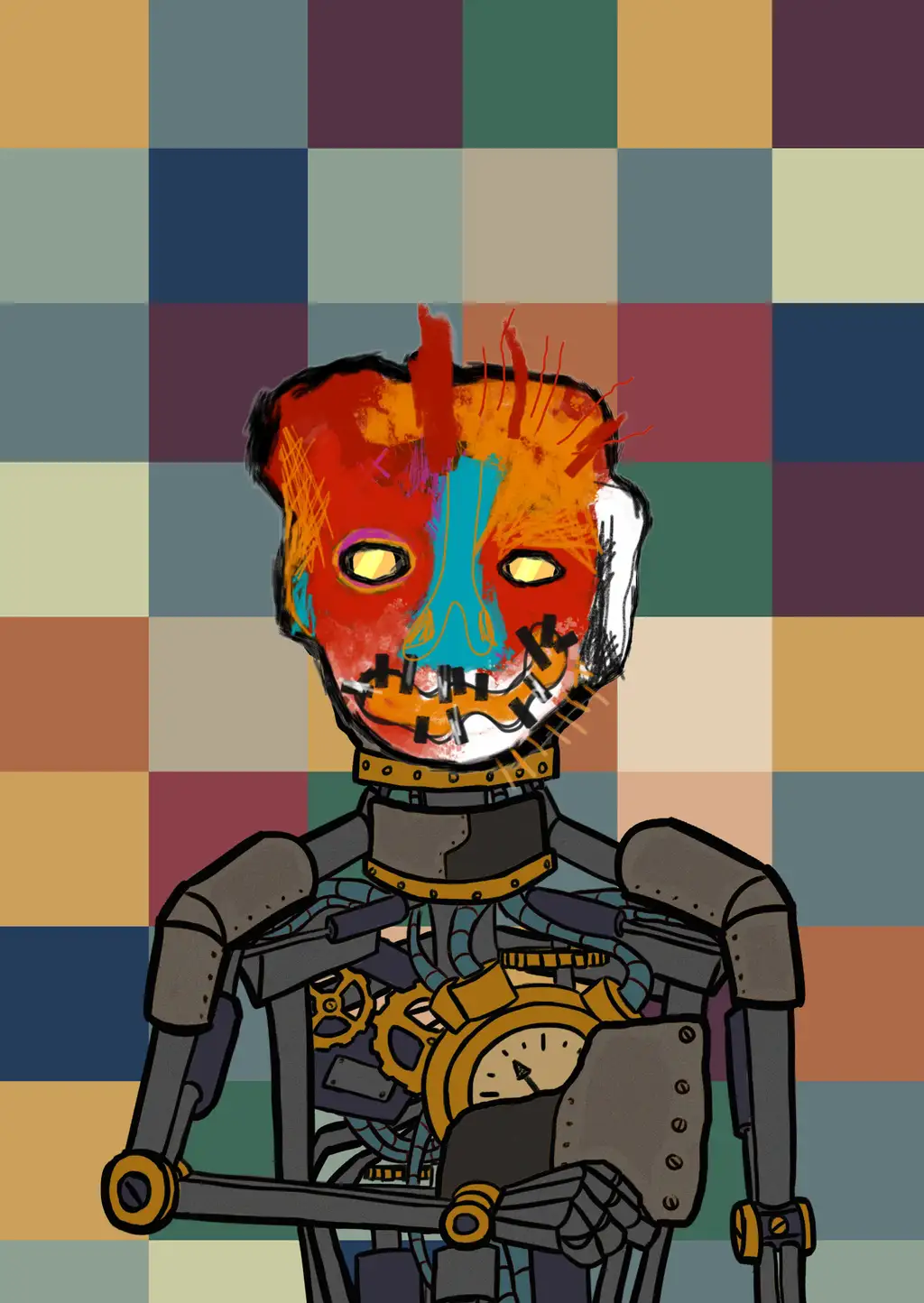 Red Hot Robot — Hashmask #7031