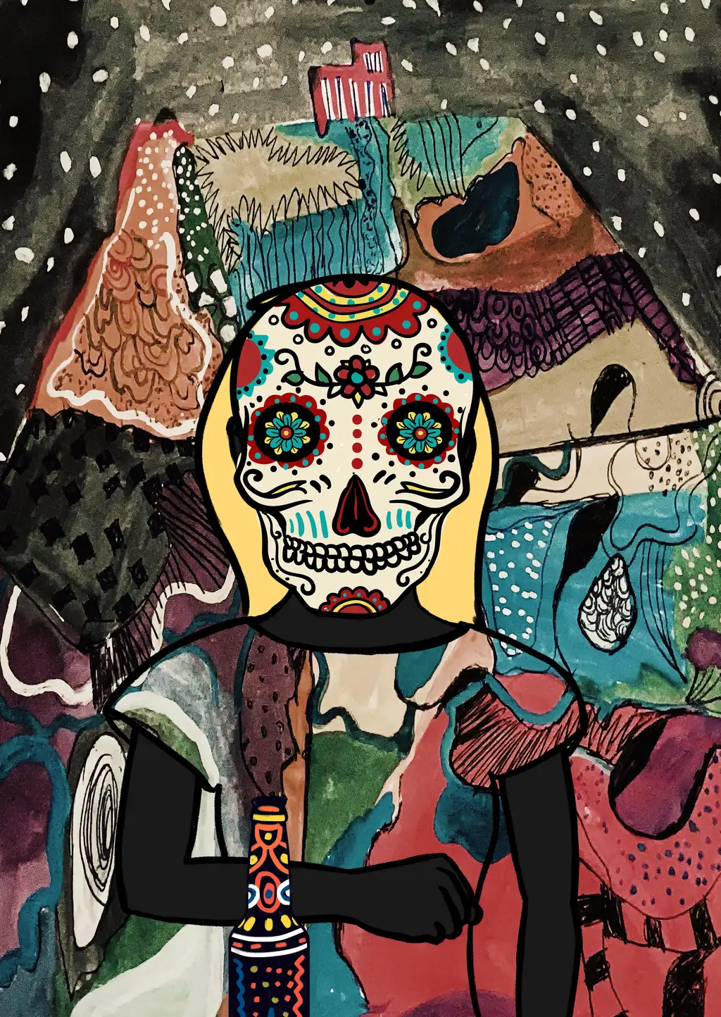 Calavera Catrina — Hashmask #14205