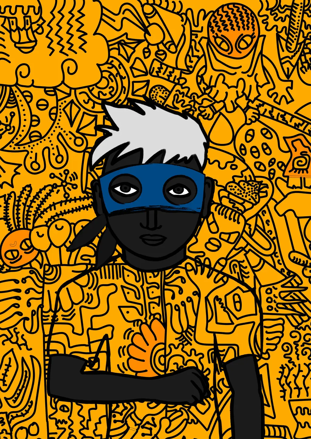 Fearless Ninja — Hashmask #14424