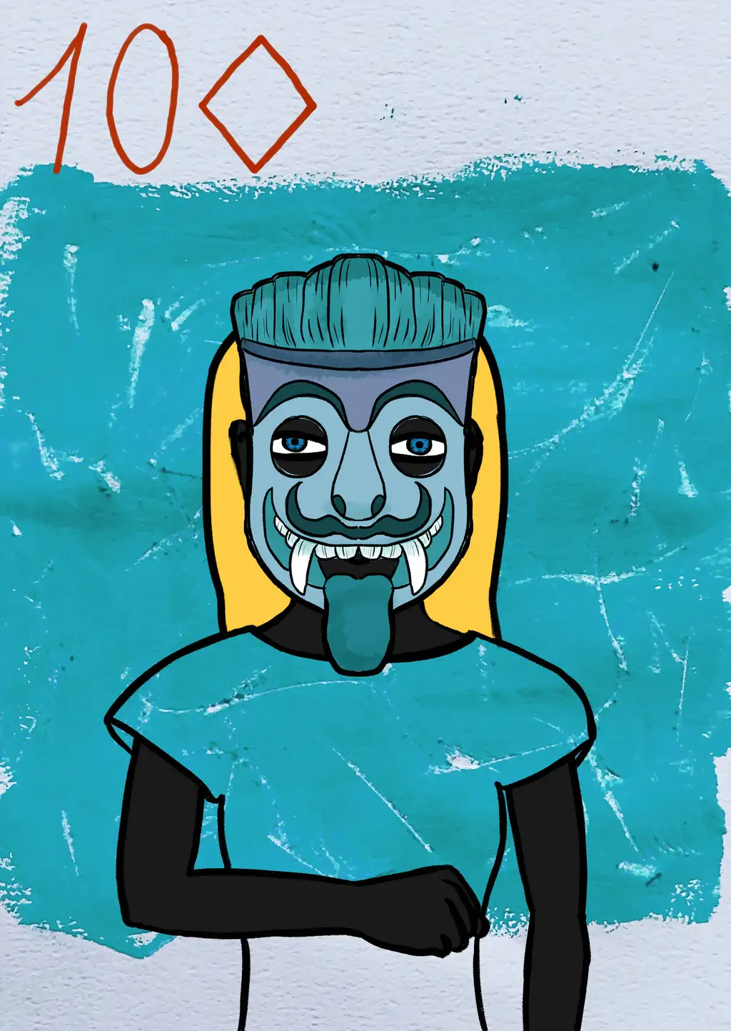 Ten of Diamonds — Hashmask #14471