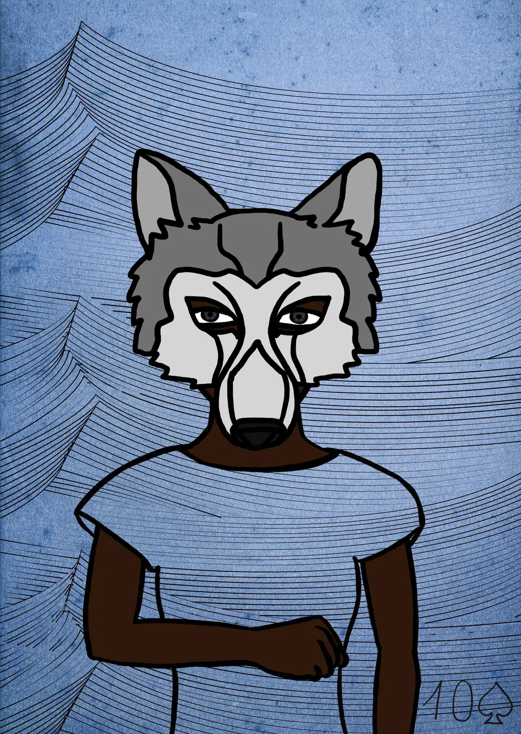 Ten of Spades — Hashmask #14506