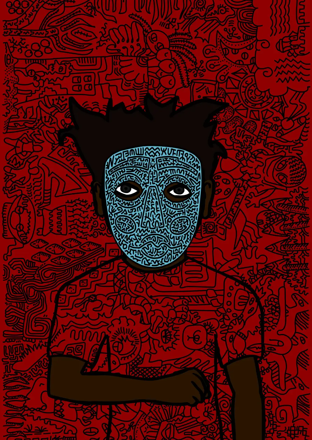 I Blue Myself — Hashmask #15002