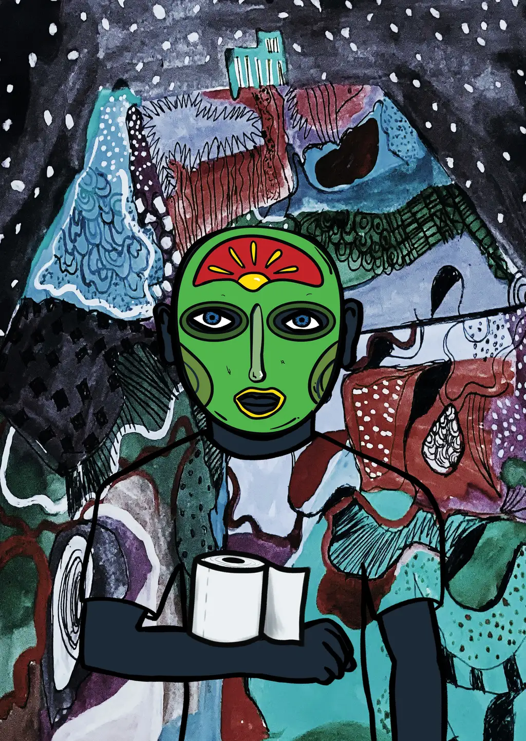 Rothschild Grayscale BTC — Hashmask #15018