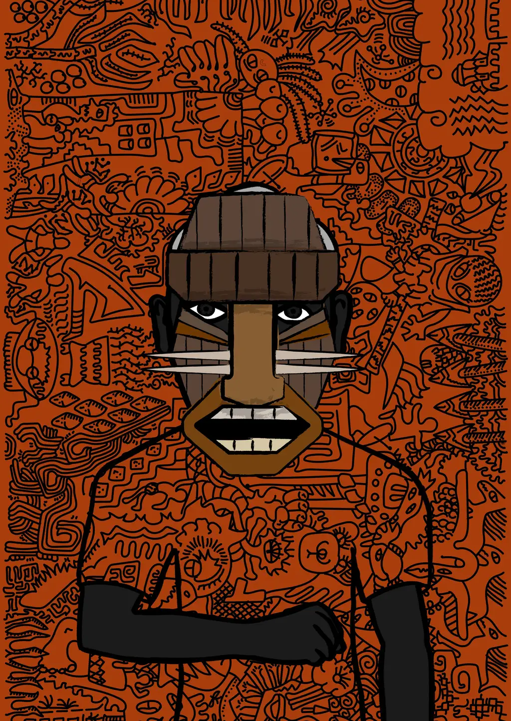 El Gato Urbano Africano — Hashmask #15229