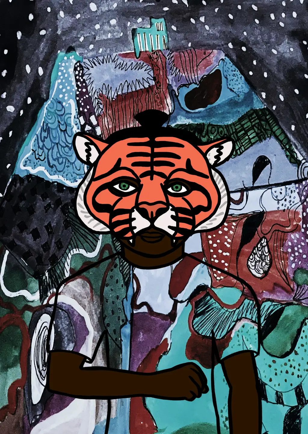 Space Tiger — Hashmask #15392