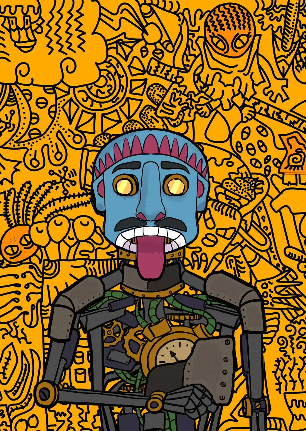 Klaus Schwab — Hashmask #7208