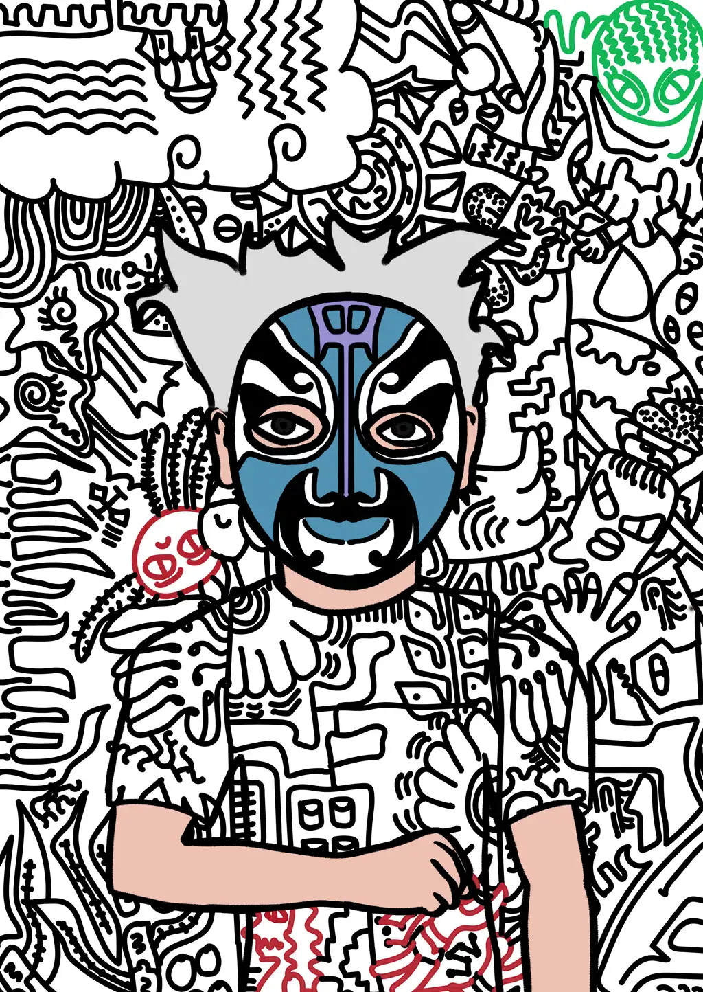Blue Monday — Hashmask #15922