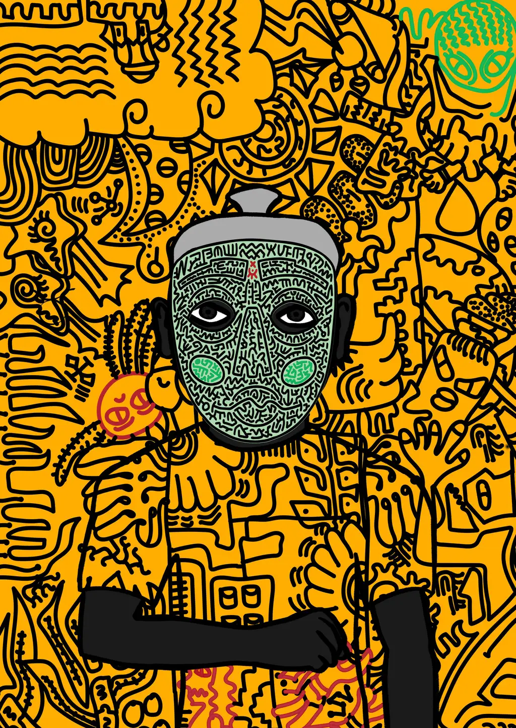 Mr Doodle — Hashmask #7216