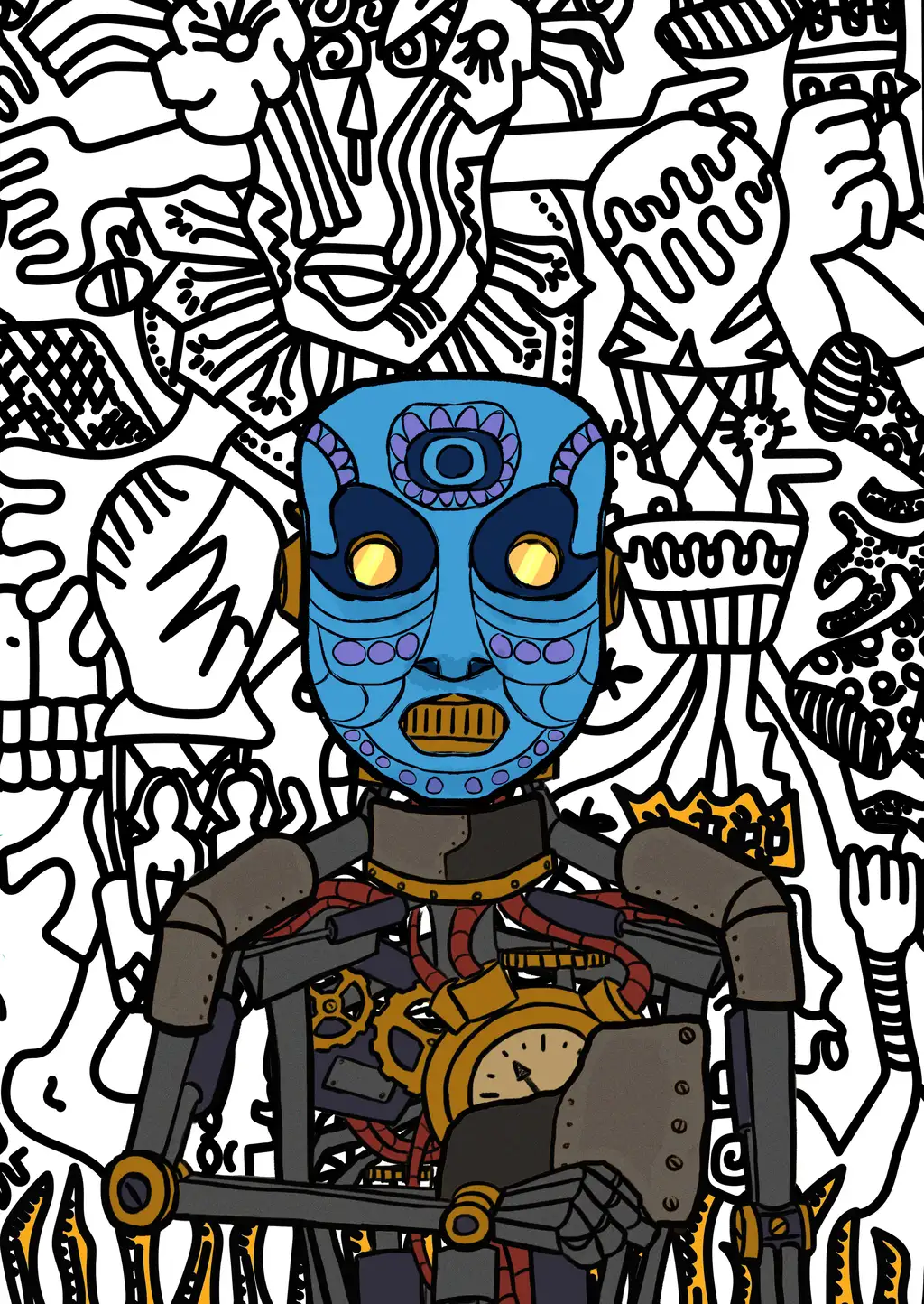Indian — Hashmask #16054