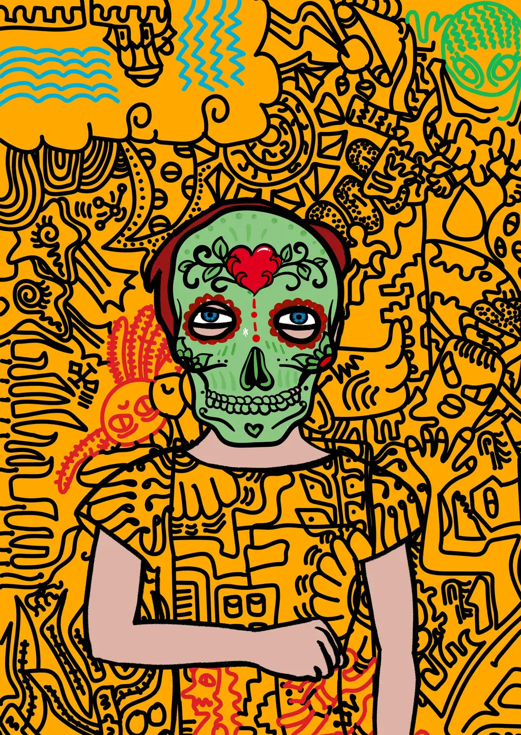 Definitely Buying The Top — Hashmask #16096