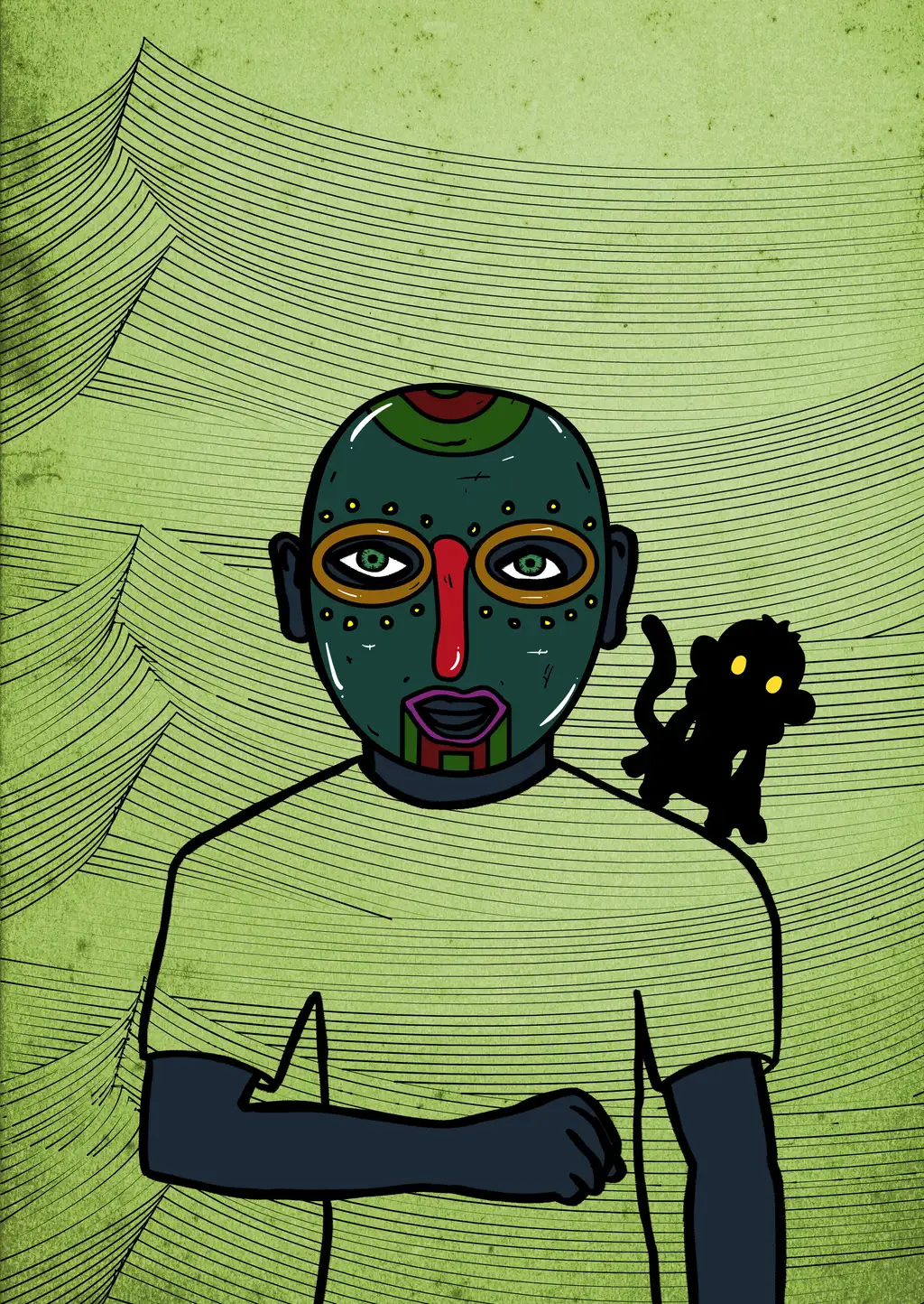 CryptoHayes Unchained — Hashmask #7240