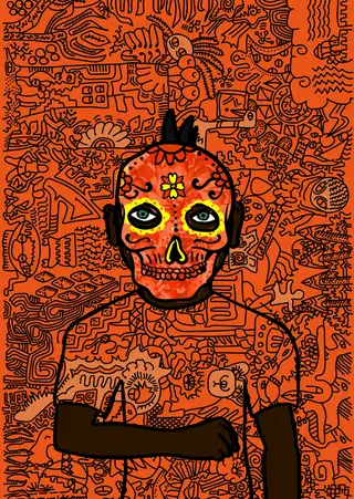 Rio — Hashmask #6243, Muertos Mask Subtype