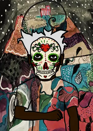 Double Fibonacci — Hashmask #6244, Fibonacci Set