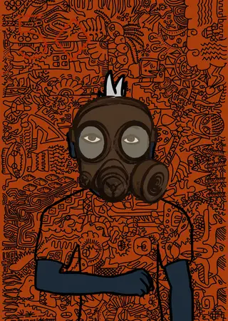 Five of Diamonds Vesta — Hashmask #16246, Doodle Background