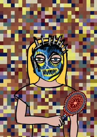 Blondie — Hashmask #16315, Recluse Mask Subtype
