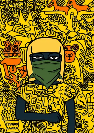 111 — Hashmask #16359, Bandana Mask Subtype