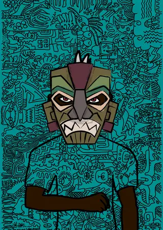 l — Hashmask #199, Sea Mask Subtype