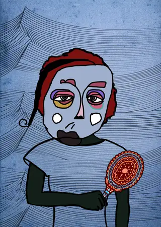 Fairest — Hashmask #400, Dark Eye Color
