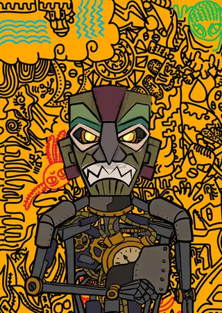 YFDAI — Hashmask #608, Sea Mask Subtype