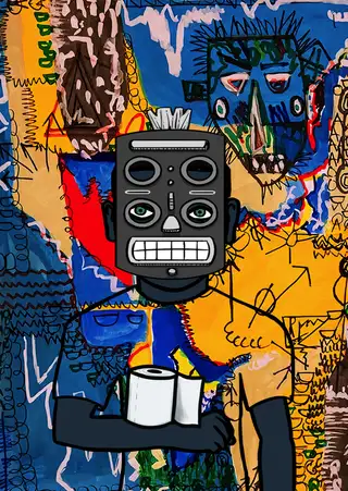 Faz3 — Hashmask #1333, Grebo Mask Subtype