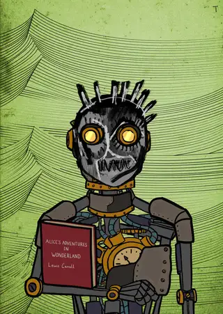 The Robot With Human Hair — Hashmask #1388, Street Mask