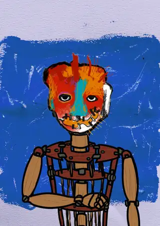 Dogecoin — Hashmask #1436, Oxidation Mask Subtype