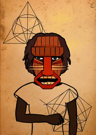 Novak Djokovic — Hashmask #7406, War Mask Subtype