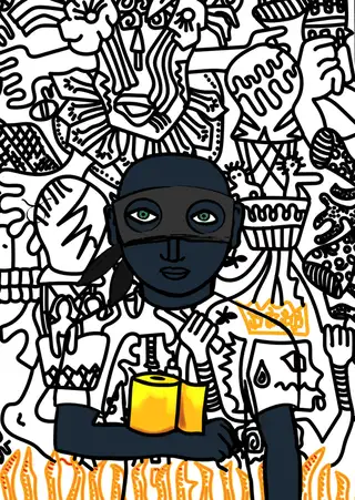 The Masked Bandit — Hashmask #1539, Zorro Mask Subtype