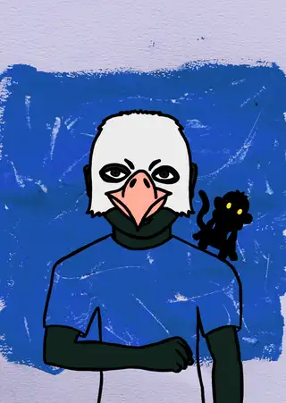 shit — Hashmask #1738, Eagle Mask Subtype