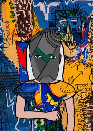 Lady of Liberty — Hashmask #1851, Algebra Mask Subtype
