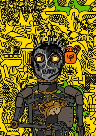 Dr WAGMI — Hashmask #1946, Recluse Mask Subtype