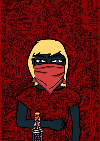Rona — Hashmask #2020, Bandana Mask Subtype